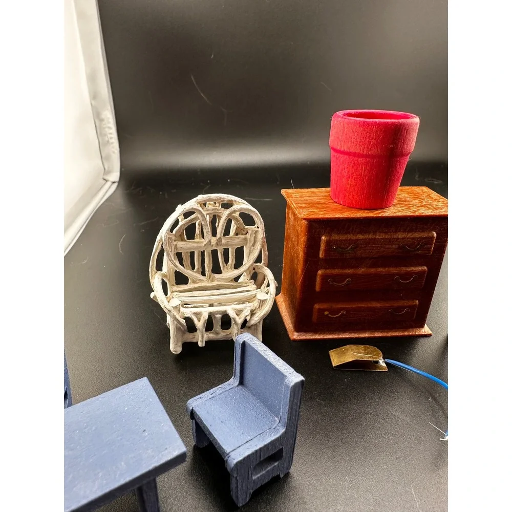 Dollhouse miniature restoration replacement‎ furniture lot